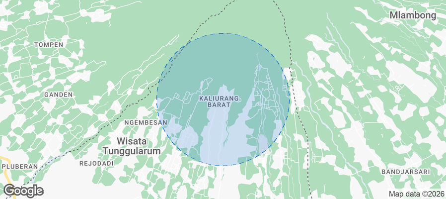 Pakem Airbnb map